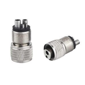 2/4 Holes Dental High Speed Handpiece Turbine Adapter 4 TO 2 CONNECTOR