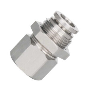 METAL FEMALE BULKHEAD STRAIGHT